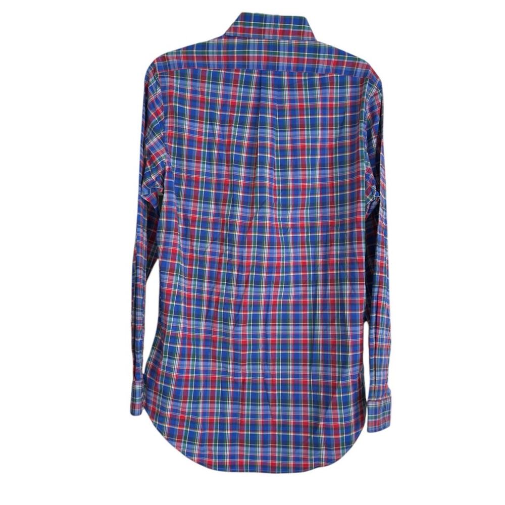 Polo Ralph Lauren Performance Oxford Shirt size S, Blue Multi Plaid | NEW $138 - Picture 3 of 3